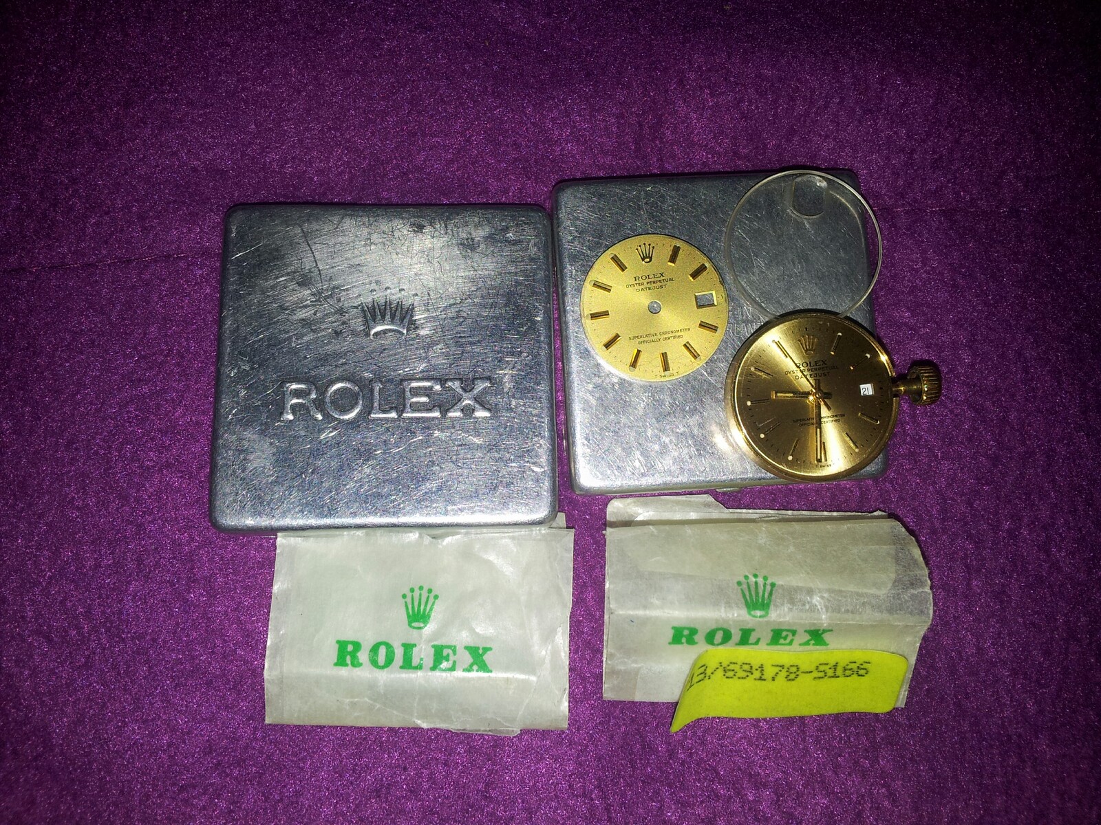 Rolex Uhrwerk, Extra Ziffernblatt und Zeiger